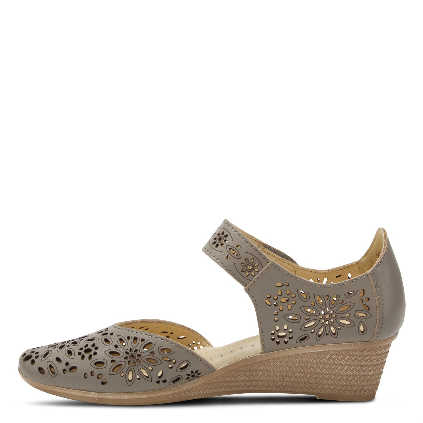 Peltz Shoes Women's Spring Step Nougat Slip-On Gray NOUGAT GREY