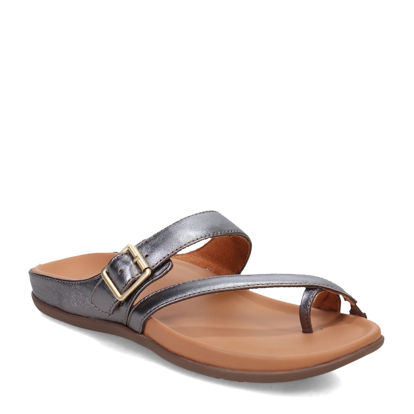 Peltz Shoes Women's Strive Nusa 2 Sandal METALLIC NUSA2-ANTH