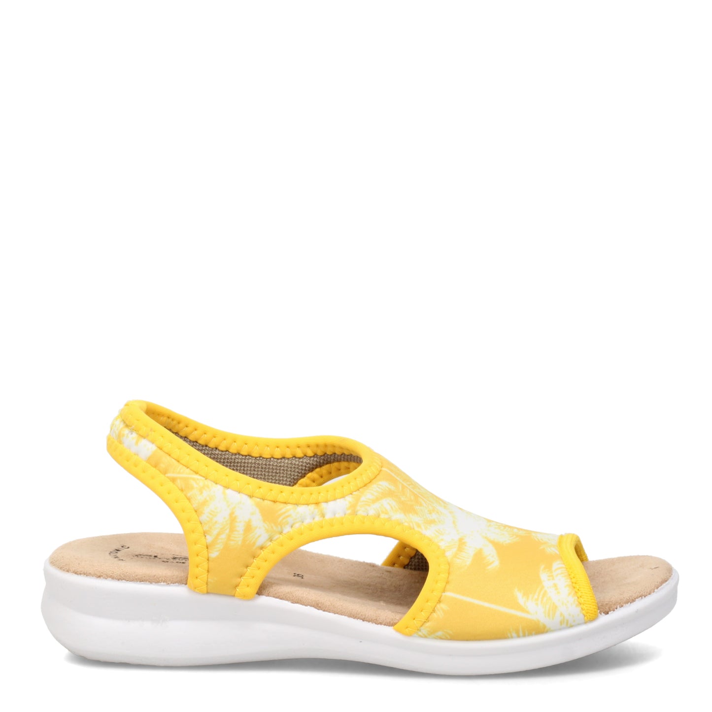 Peltz Shoes Women's Flexus Nyaman Sandal Yellow NYAMAN-TROP-Y