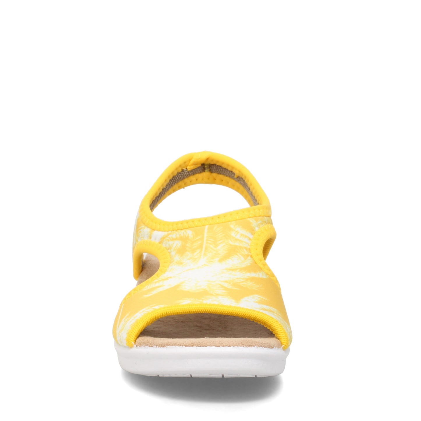 Peltz Shoes Women's Flexus Nyaman Sandal Yellow NYAMAN-TROP-Y