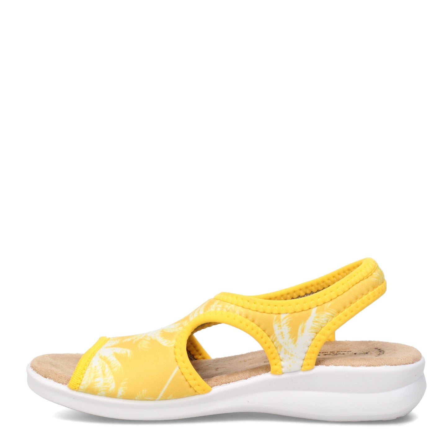Peltz Shoes Women's Flexus Nyaman Sandal Yellow NYAMAN-TROP-Y