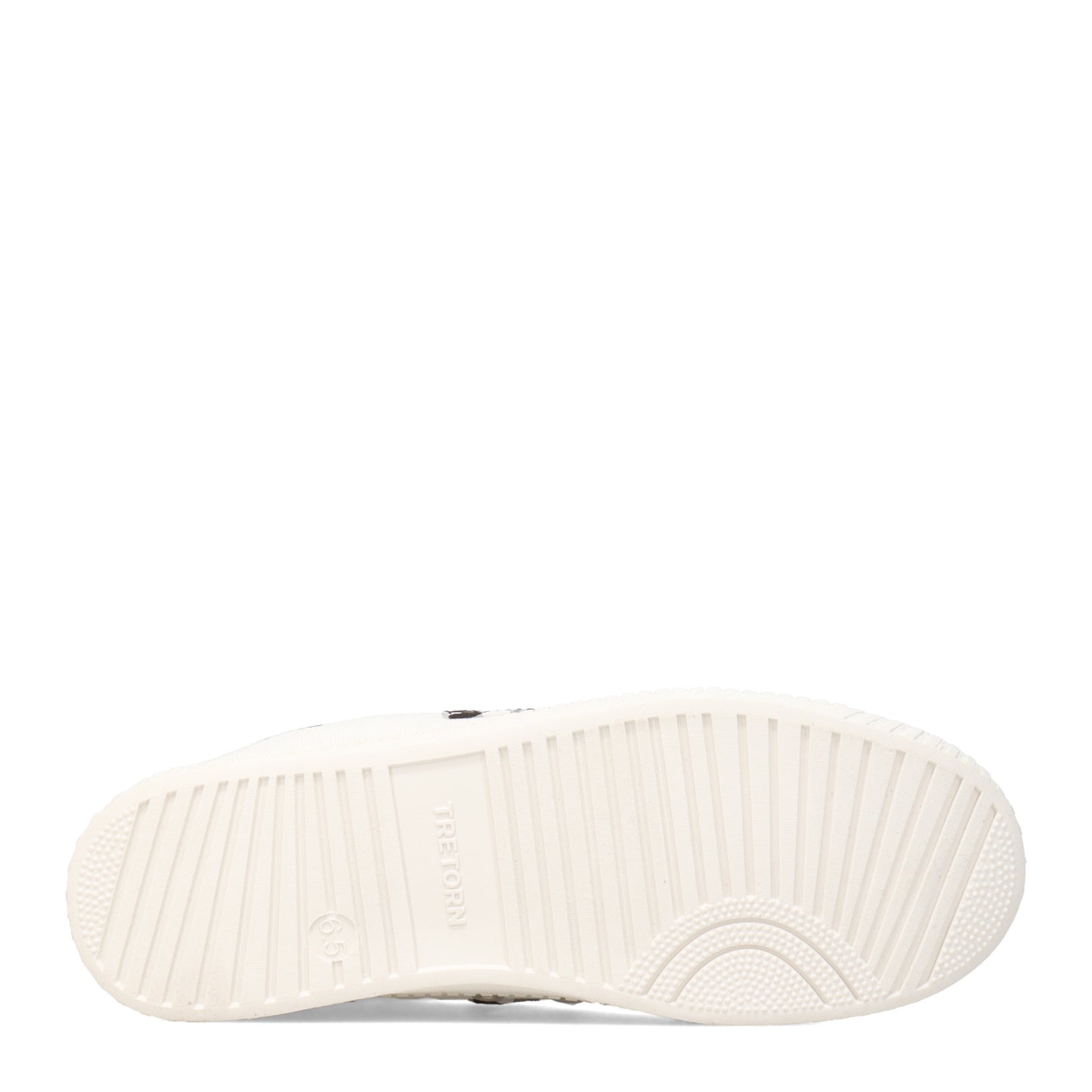 Peltz Shoes Women's Tretorn Nylite Plus Canvas Sneaker WHITE-BLAC NYLITECA-WHTBLK