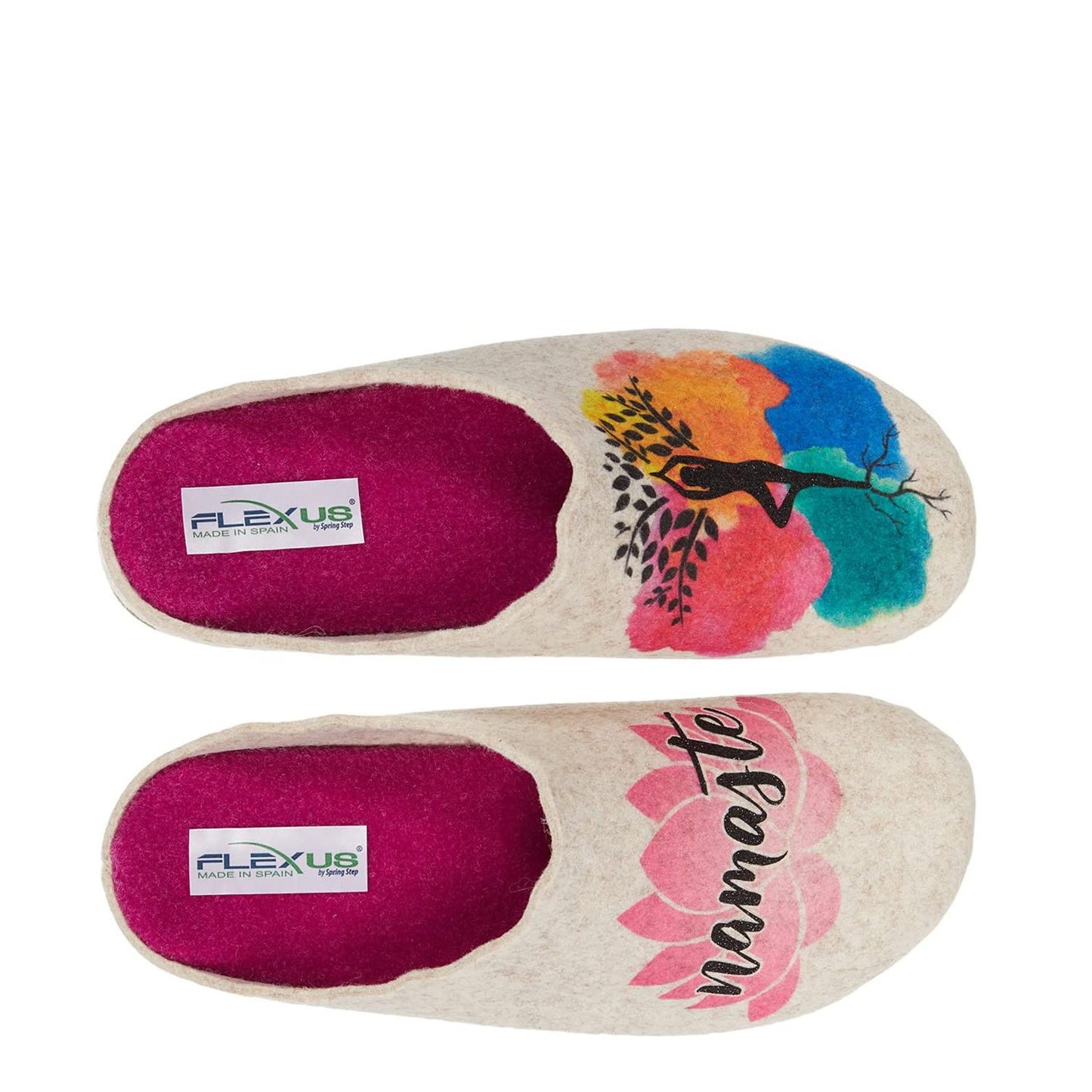 Peltz Shoes Women's Flexus Namaste Slipper Sand NAMASTE-SND