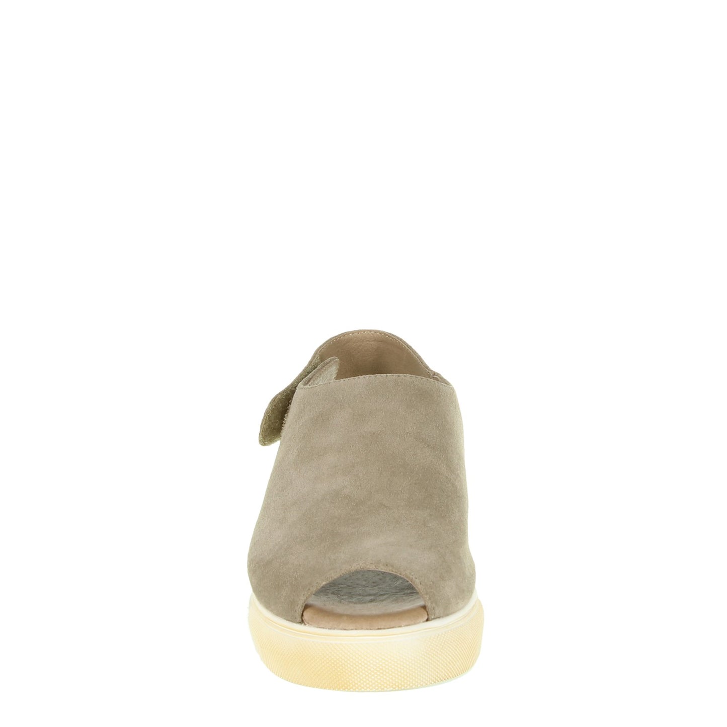 Peltz Shoes Women's Chocolate Blu Neila Sandal TAUPE SUEDE NEILA-TAUPE