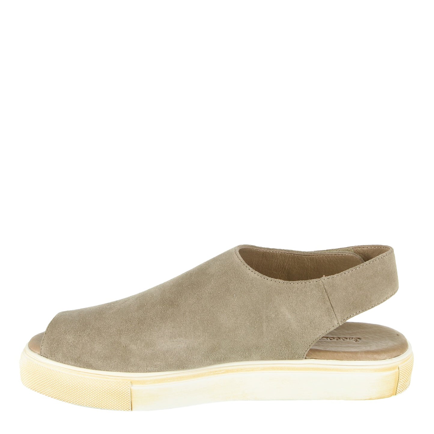 Peltz Shoes Women's Chocolate Blu Neila Sandal TAUPE SUEDE NEILA-TAUPE