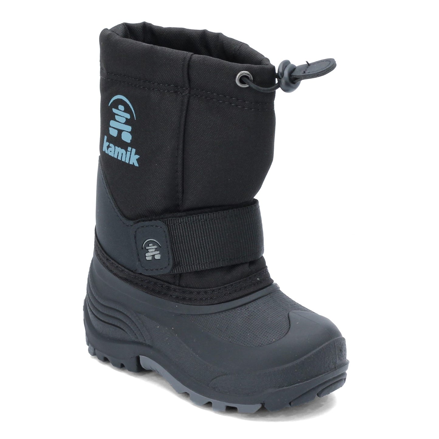 Peltz Shoes Boy's Kamik Rocket Snow Boot - Little Kid & Big Kid BLACK NK4325-BLK