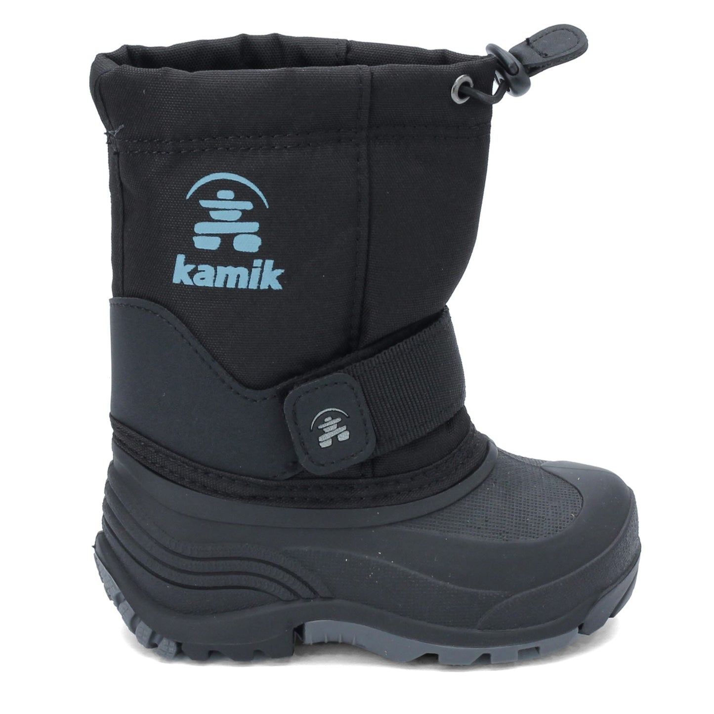 Peltz Shoes Boy's Kamik Rocket Snow Boot - Little Kid & Big Kid BLACK NK4325-BLK