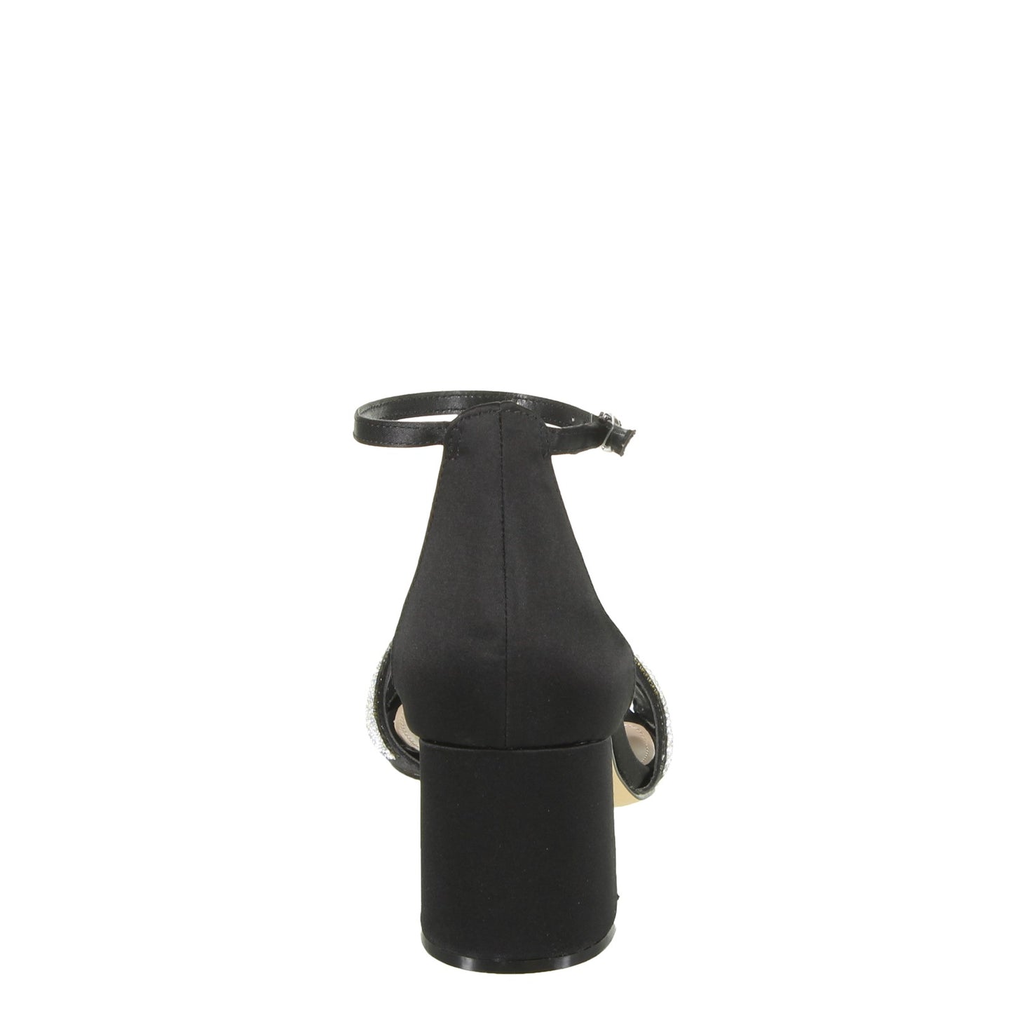 Peltz Shoes Women's Nina Nolita Sandal BLACK SATIN NOLITA BLACK