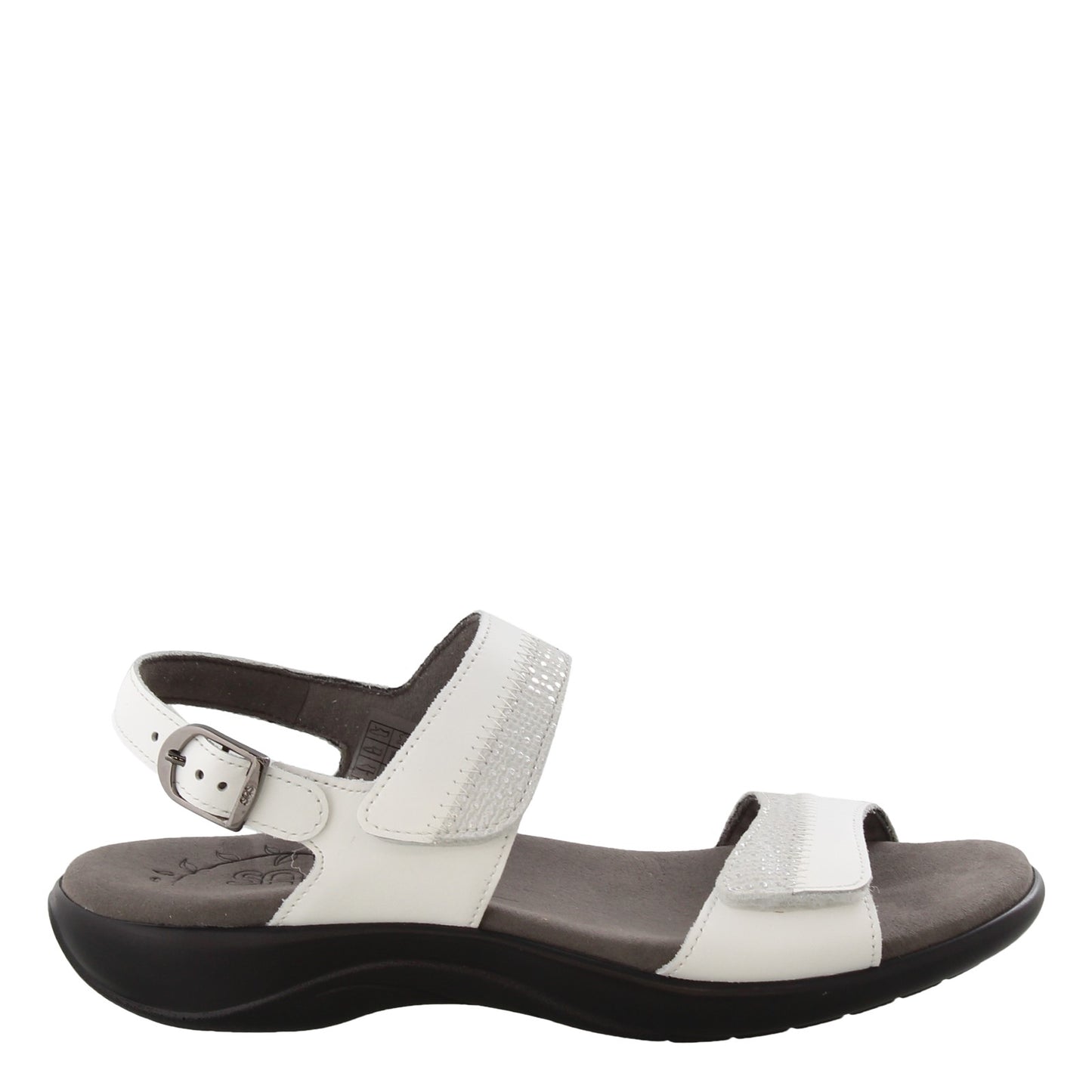 Peltz Shoes Women's SAS Nudu Sandal WHITE NUDU WHITE