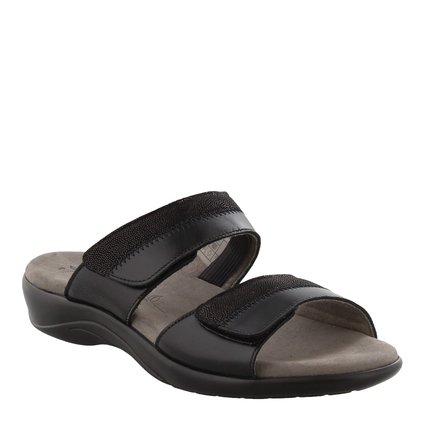 Peltz Shoes Women's SAS Nudu Slide Sandal Midnight NUDUSLIDE MID