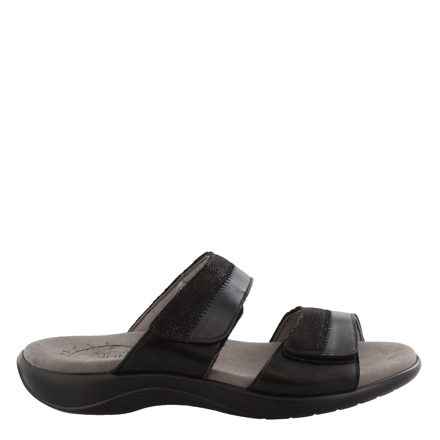 Peltz Shoes Women's SAS Nudu Slide Sandal Midnight NUDUSLIDE MID