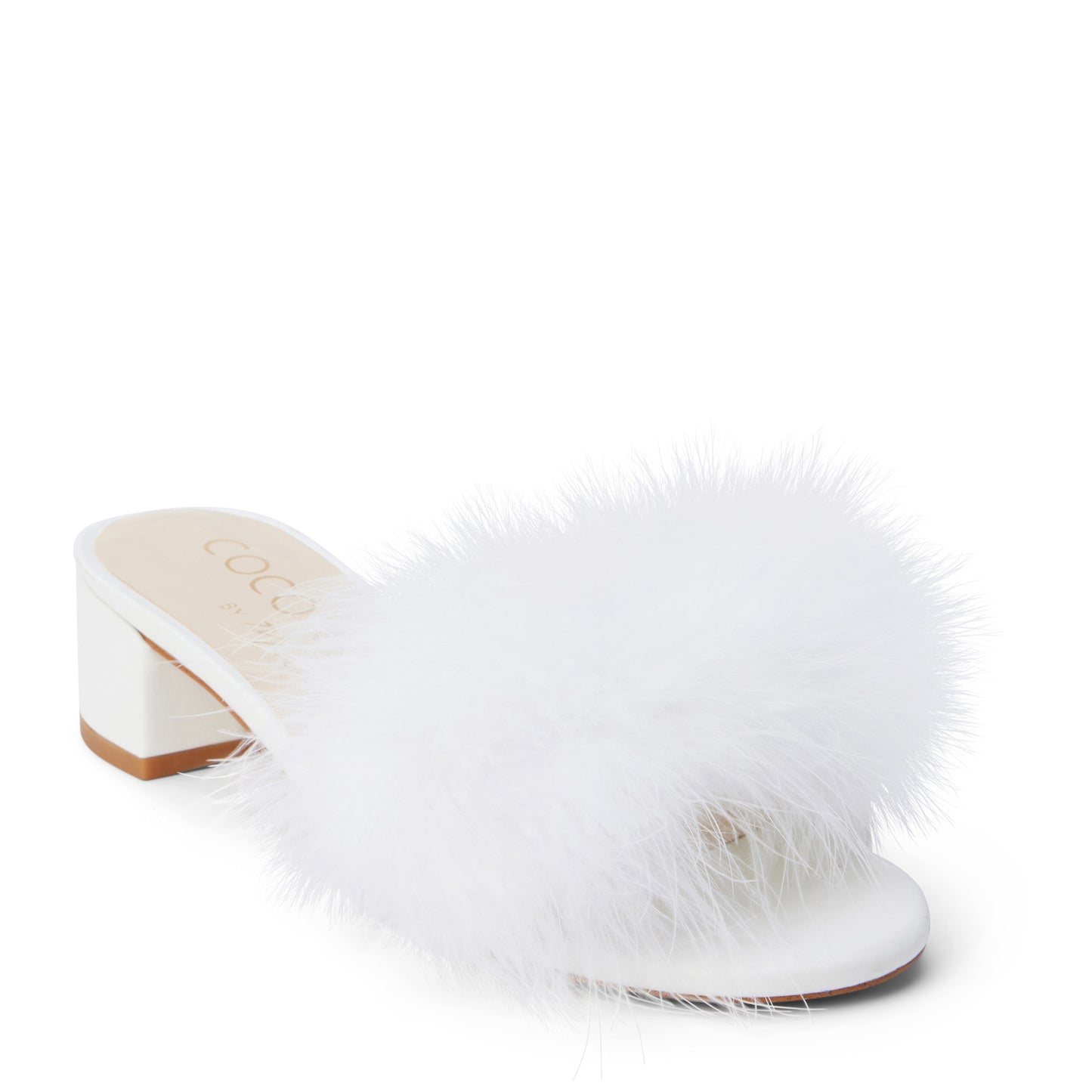 Peltz Shoes Coconuts by Matisse Olivia Slide WHITE OLIVIA WHITE