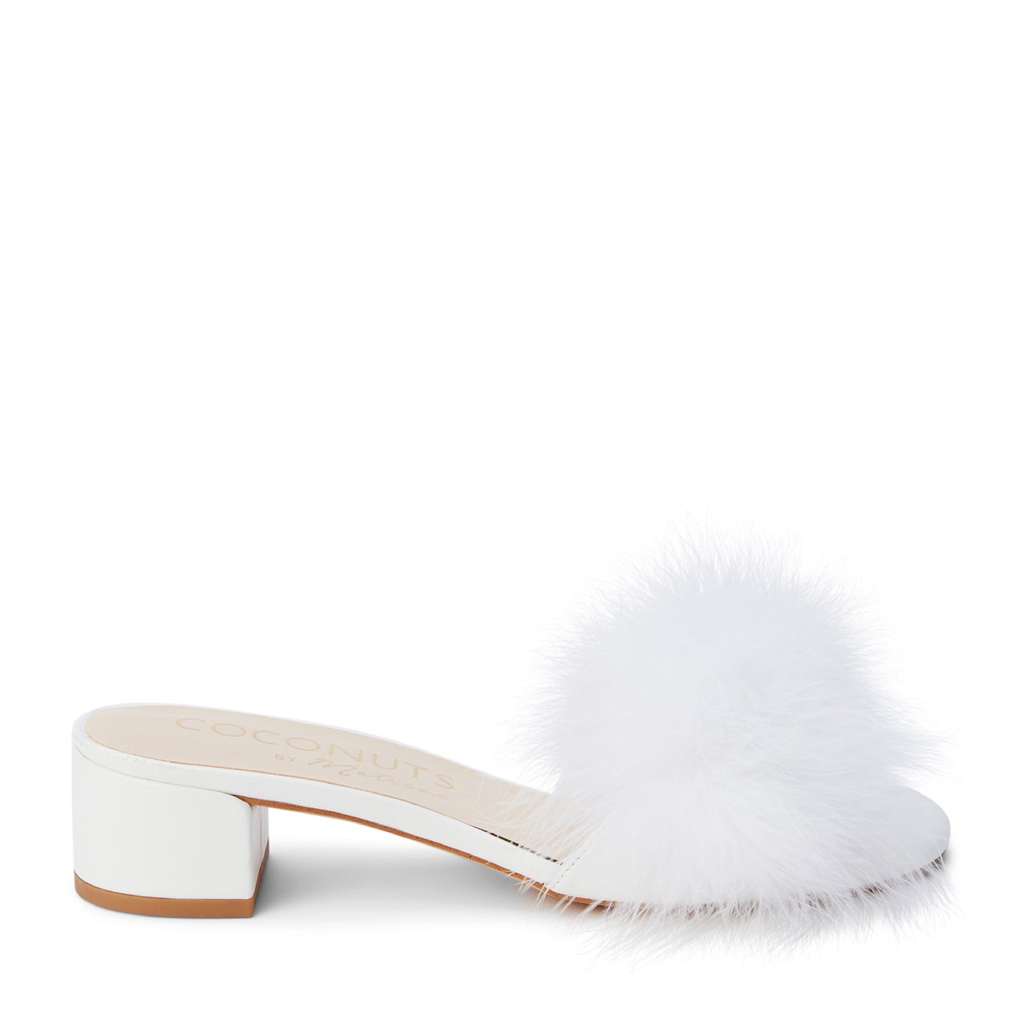 Peltz Shoes Coconuts by Matisse Olivia Slide WHITE OLIVIA WHITE