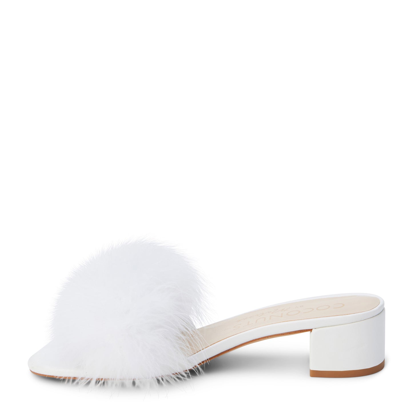 Peltz Shoes Coconuts by Matisse Olivia Slide WHITE OLIVIA WHITE