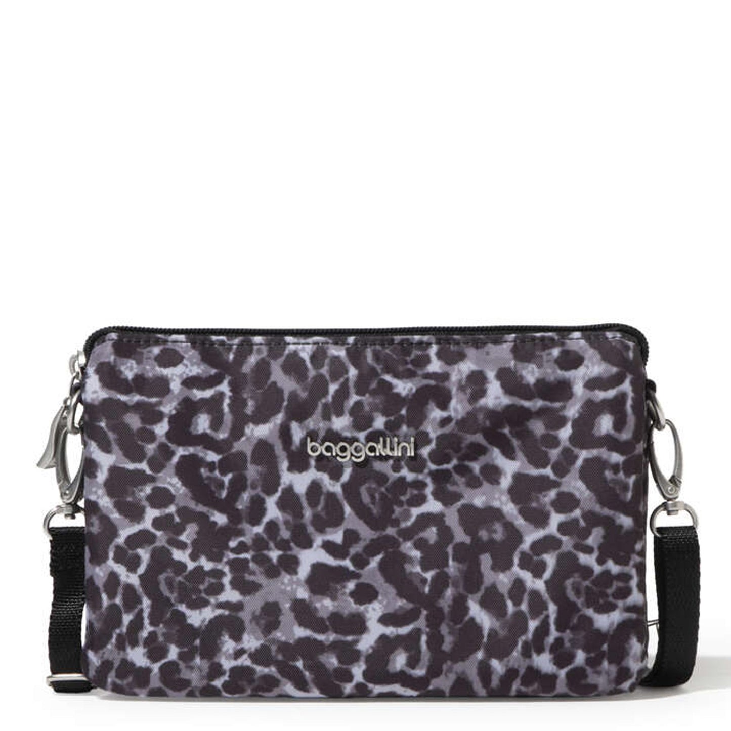 Peltz Shoes Baggallini The Only Mini Bag CHEETAH OMC761-GREY CHE