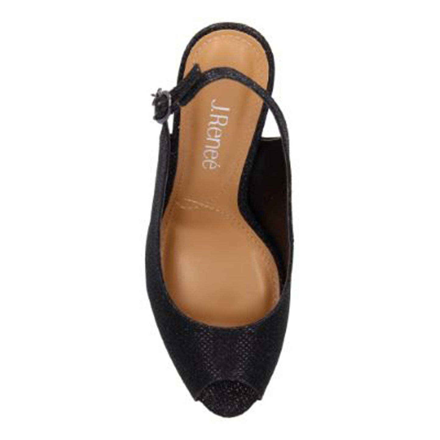 Peltz Shoes Women's J Renee Onille Pump Black Patent ONILLE-BLACK