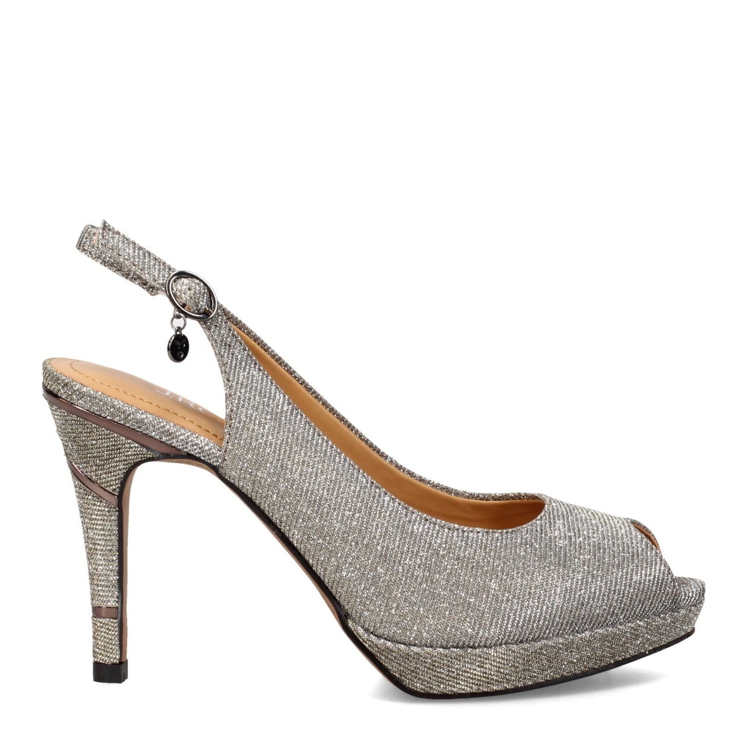 Peltz Shoes Women's J Renee Onille Pump Pewter ONILLE-PWETER