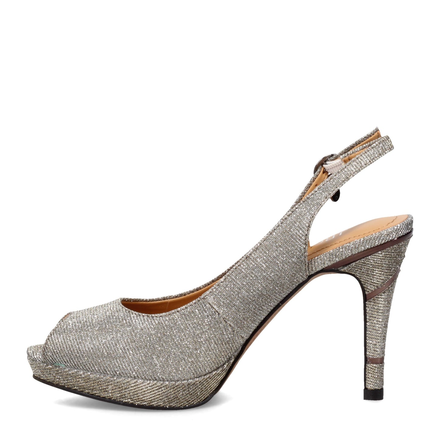 Peltz Shoes Women's J Renee Onille Pump Pewter ONILLE-PWETER