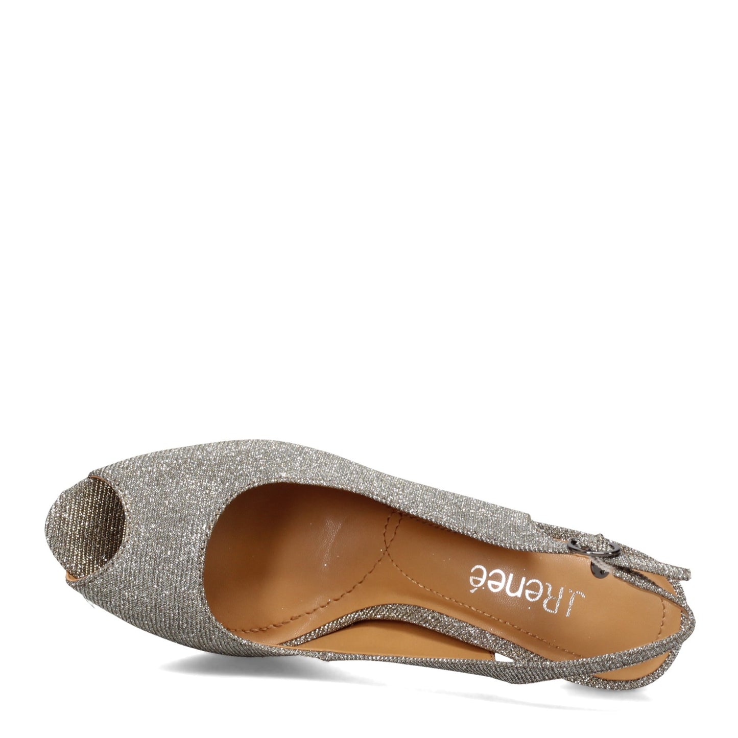 Peltz Shoes Women's J Renee Onille Pump Pewter ONILLE-PWETER