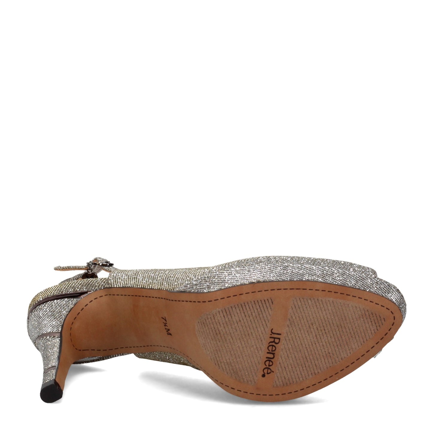 Peltz Shoes Women's J Renee Onille Pump Pewter ONILLE-PWETER
