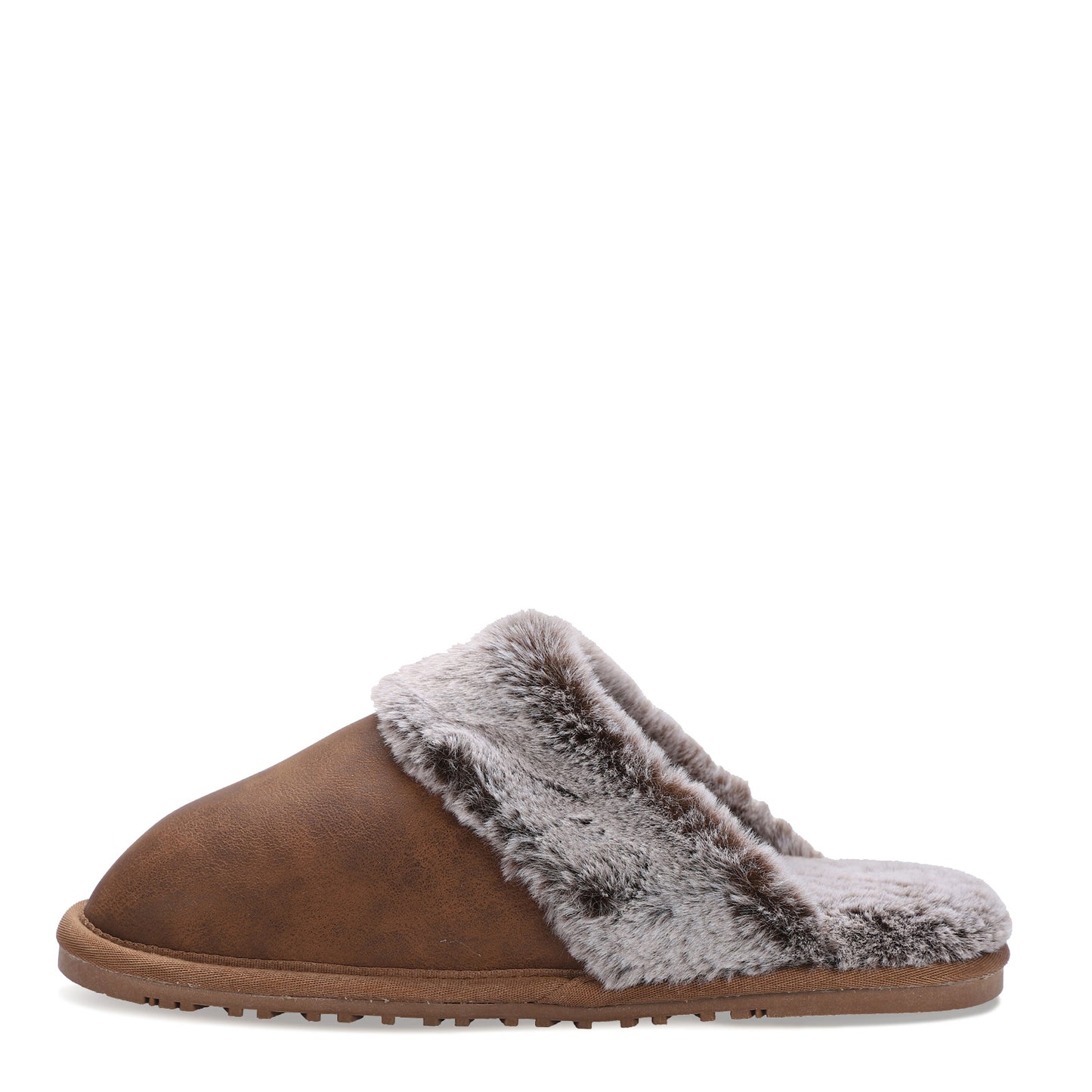 Peltz Shoes Women's Lamo Ladies Scuff Slipper Waxed Chestnut P003W-WCNT