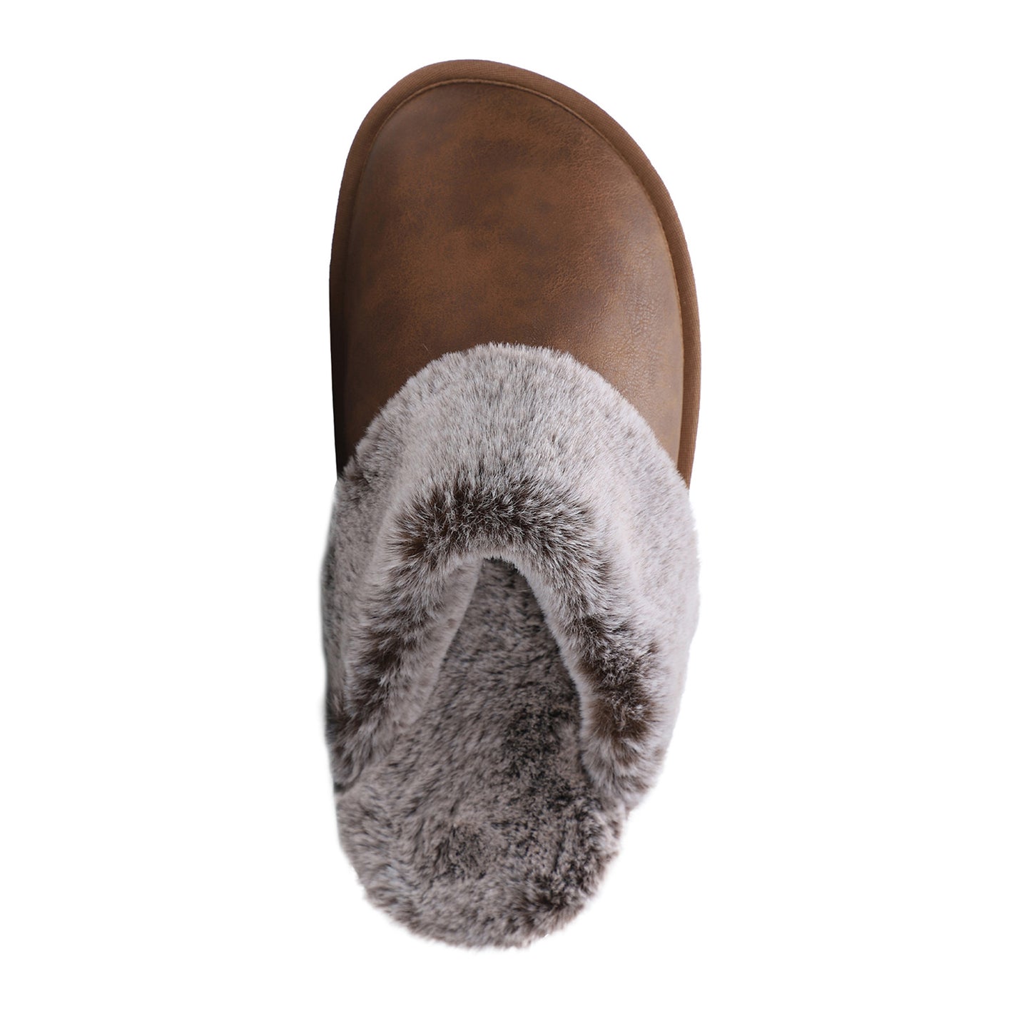 Peltz Shoes Women's Lamo Ladies Scuff Slipper Waxed Chestnut P003W-WCNT