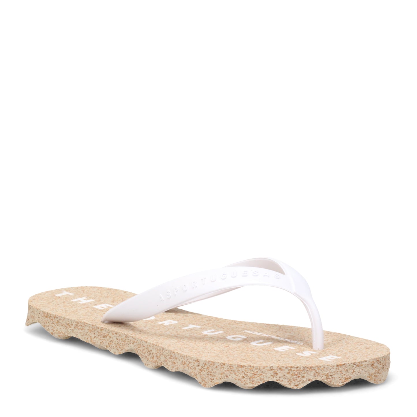 Peltz Shoes Women's Asportuguesas Base Sandal NATURAL / WHITE P018109-000