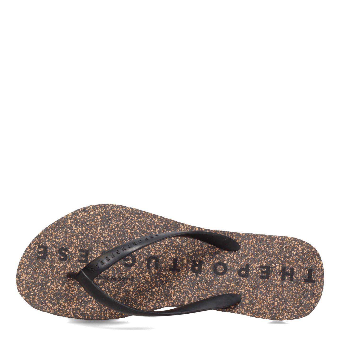 Peltz Shoes Men's Asportuguesas Base Flip-Flop BLACK P018117 001
