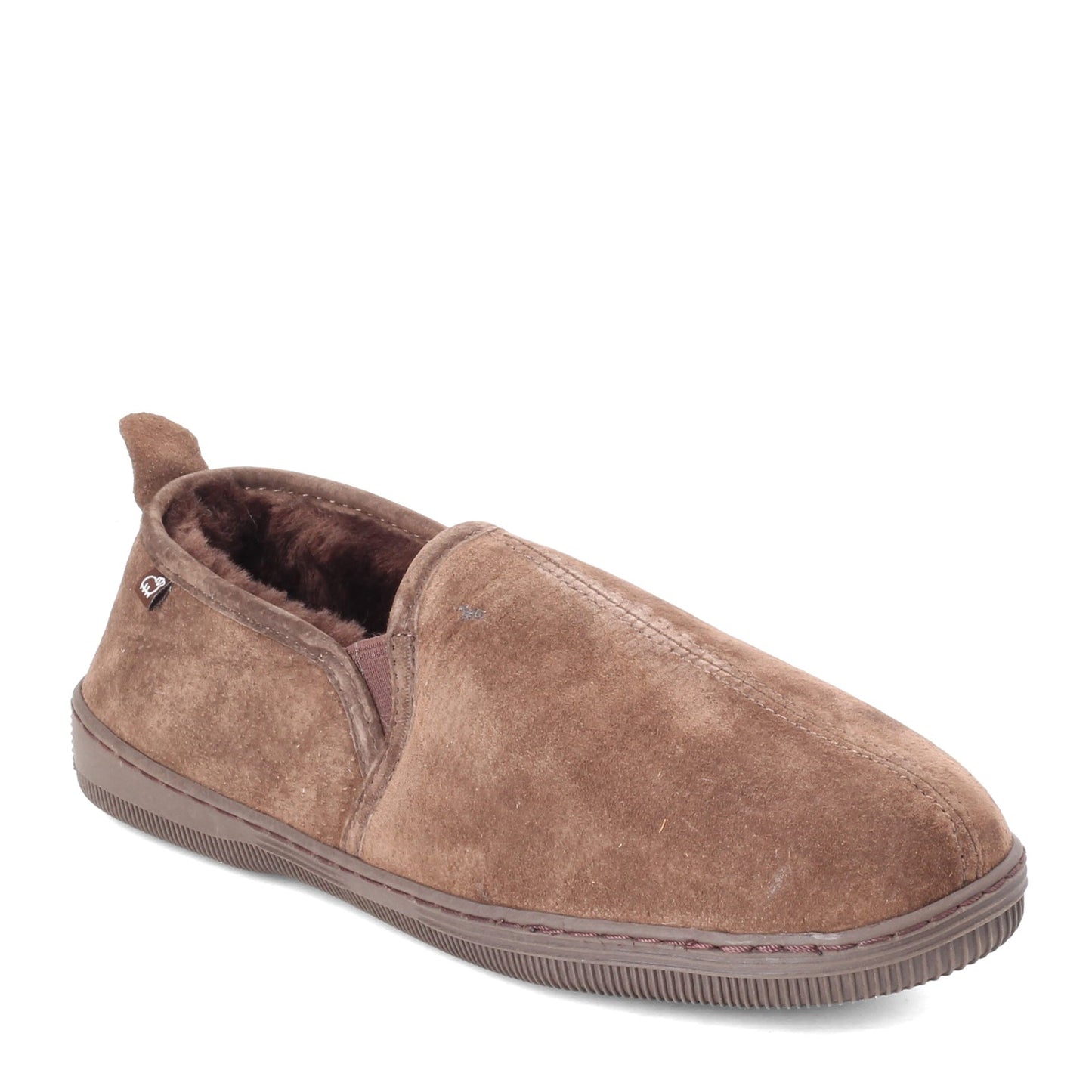 Peltz Shoes Men's Lamo Romeo Slipper CHOCOLATE P104M-CHC
