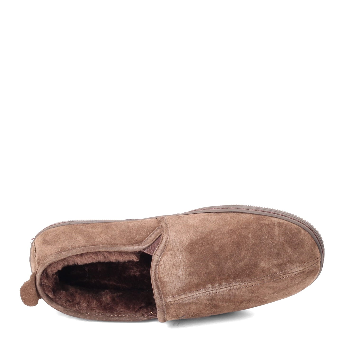 Peltz Shoes Men's Lamo Romeo Slipper CHOCOLATE P104M-CHC