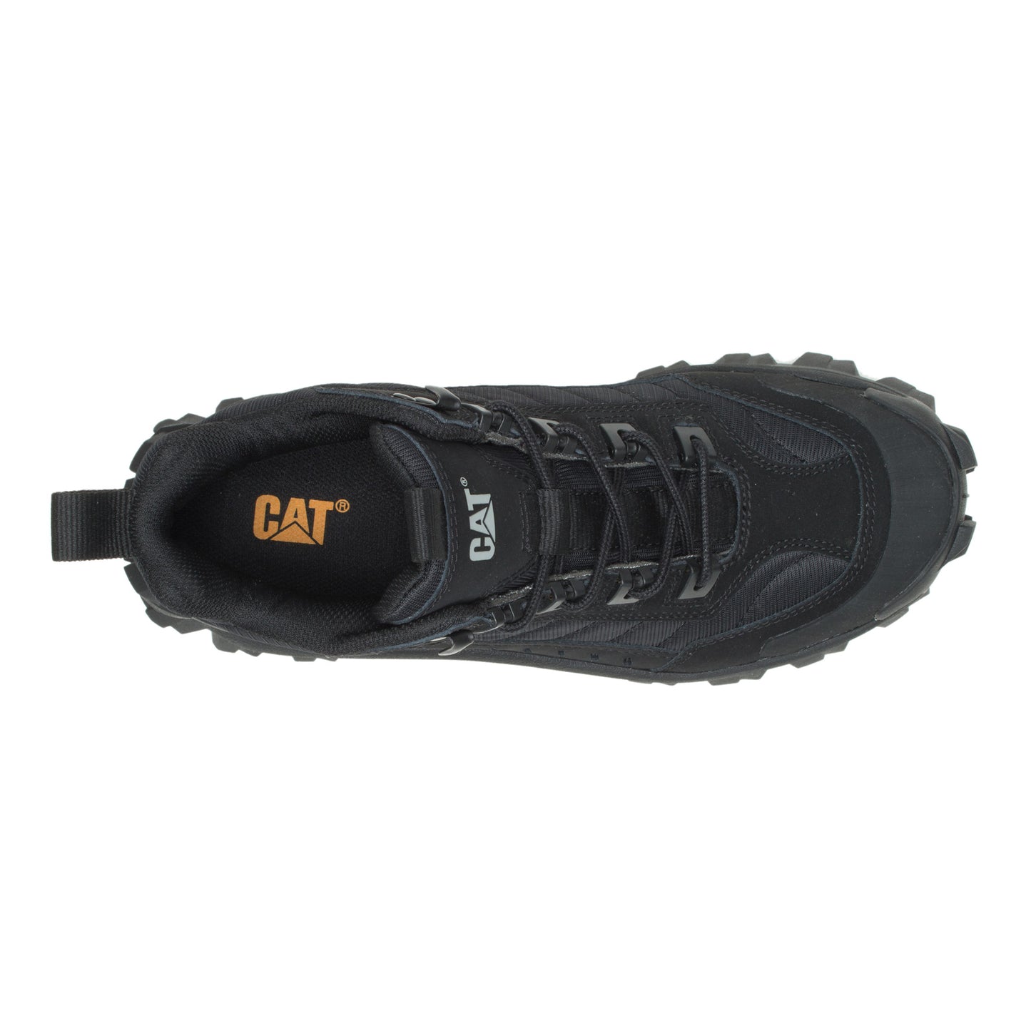 Peltz Shoes Unisex Caterpillar Intruder Mid Trainer Sneaker BLACK P110457