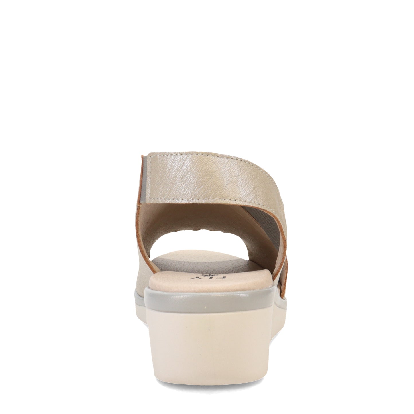 Peltz Shoes Women's Fly London Yeay Sandal SILVER P144940-001
