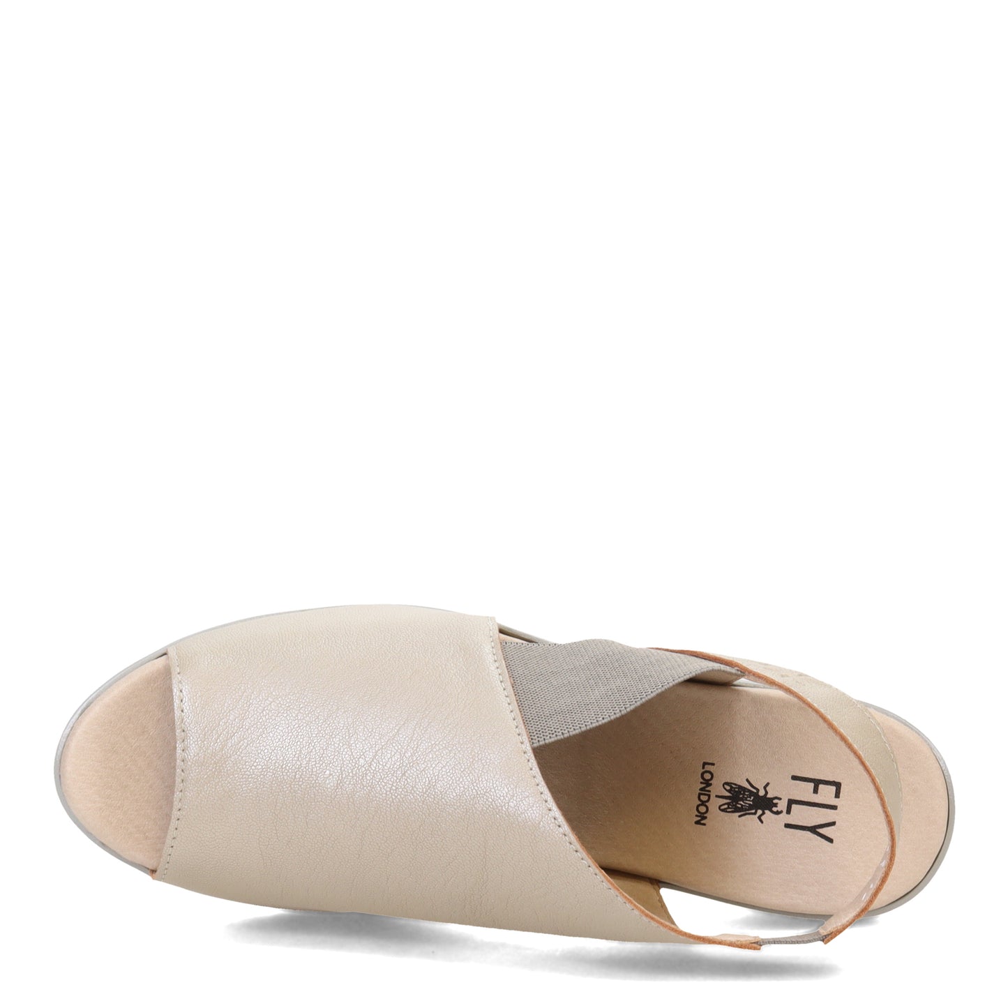 Peltz Shoes Women's Fly London Yeay Sandal SILVER P144940-001