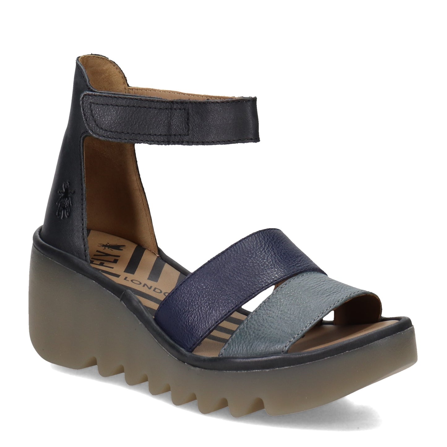 Peltz Shoes Women's Fly London Bono Sandal GREY SLATE P501290-004