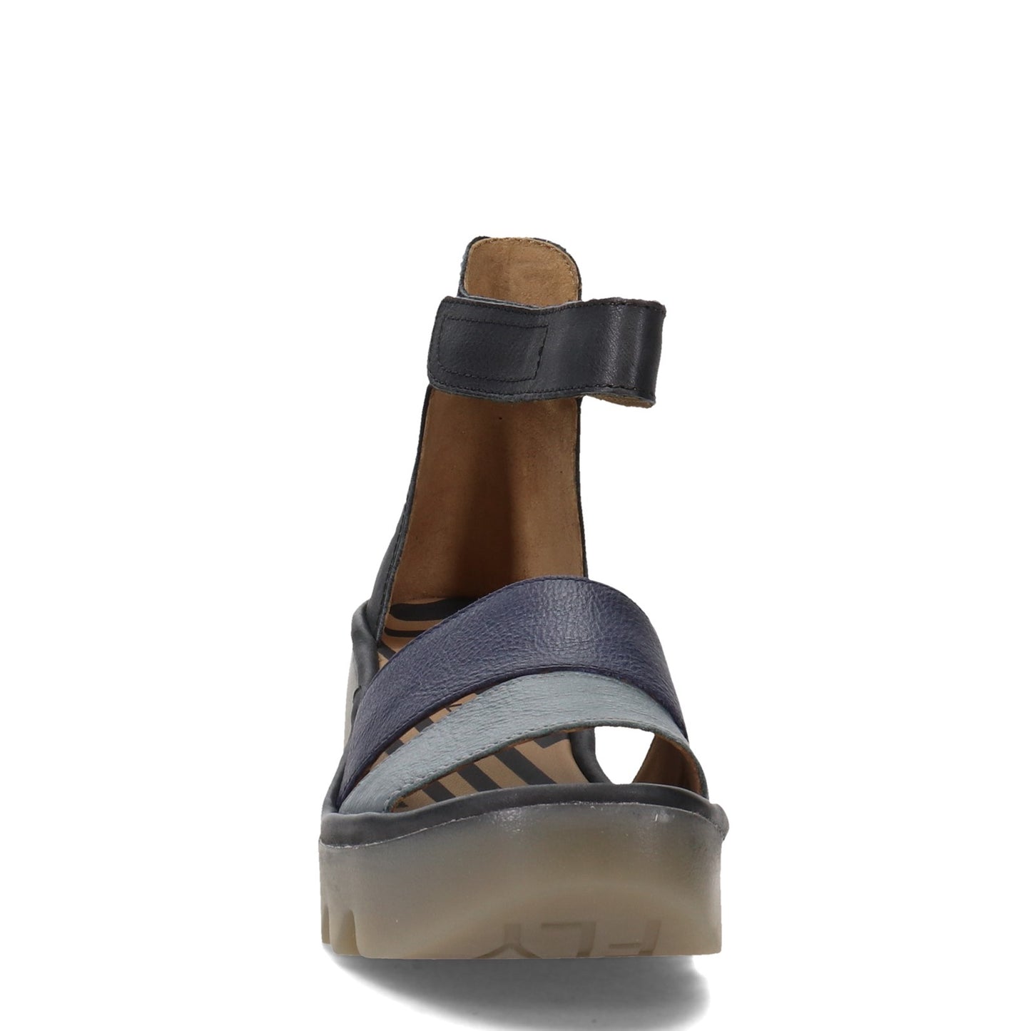 Peltz Shoes Women's Fly London Bono Sandal GREY SLATE P501290-004