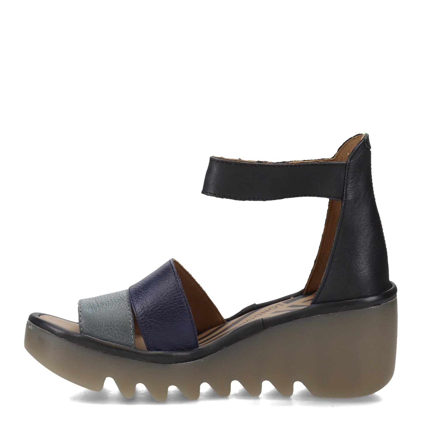 Peltz Shoes Women's Fly London Bono Sandal GREY SLATE P501290-004