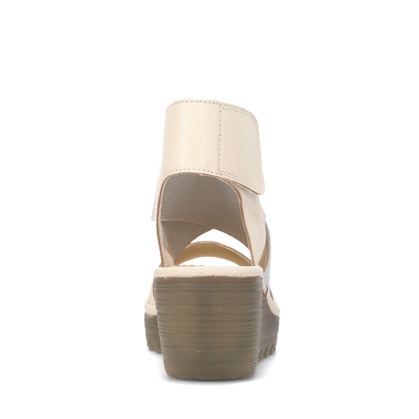 Peltz Shoes Women's Fly London Yuba Sandal OFF WHITE BEIGE P501385-001