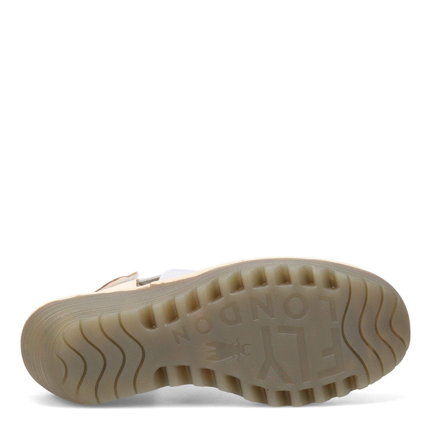 Peltz Shoes Women's Fly London Yuba Sandal OFF WHITE BEIGE P501385-001