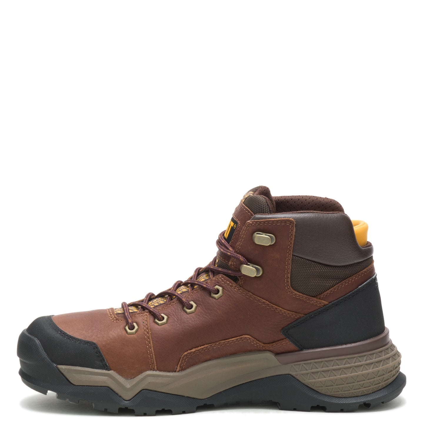 Peltz Shoes Men's Caterpillar Provoke WP Soft Toe Work Boot OAK P51058