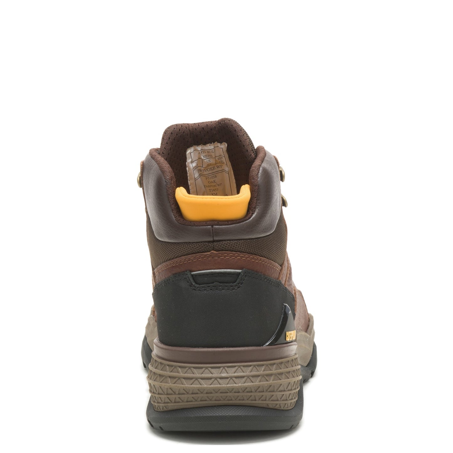 Peltz Shoes Men's Caterpillar Provoke WP Soft Toe Work Boot OAK P51058