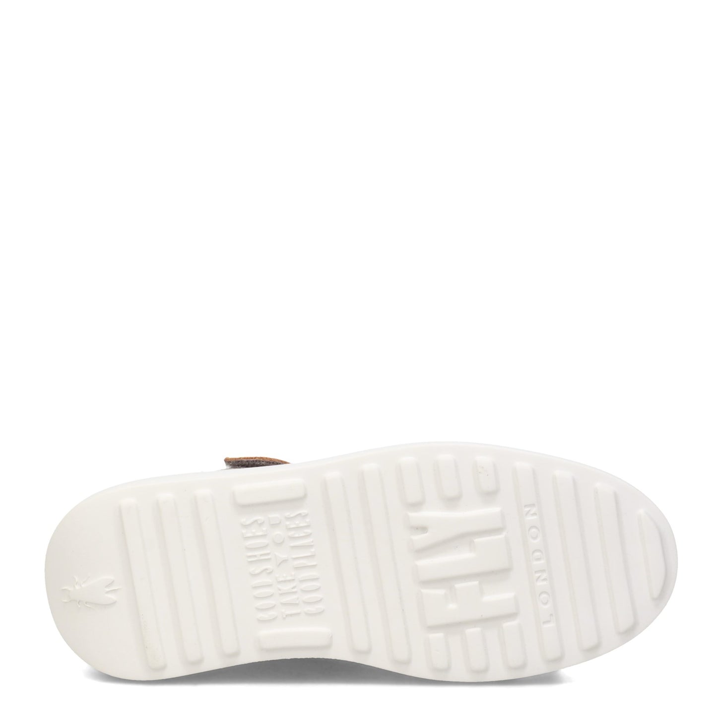 Peltz Shoes Women's Fly London Drop Sandal SILVER P601521-004