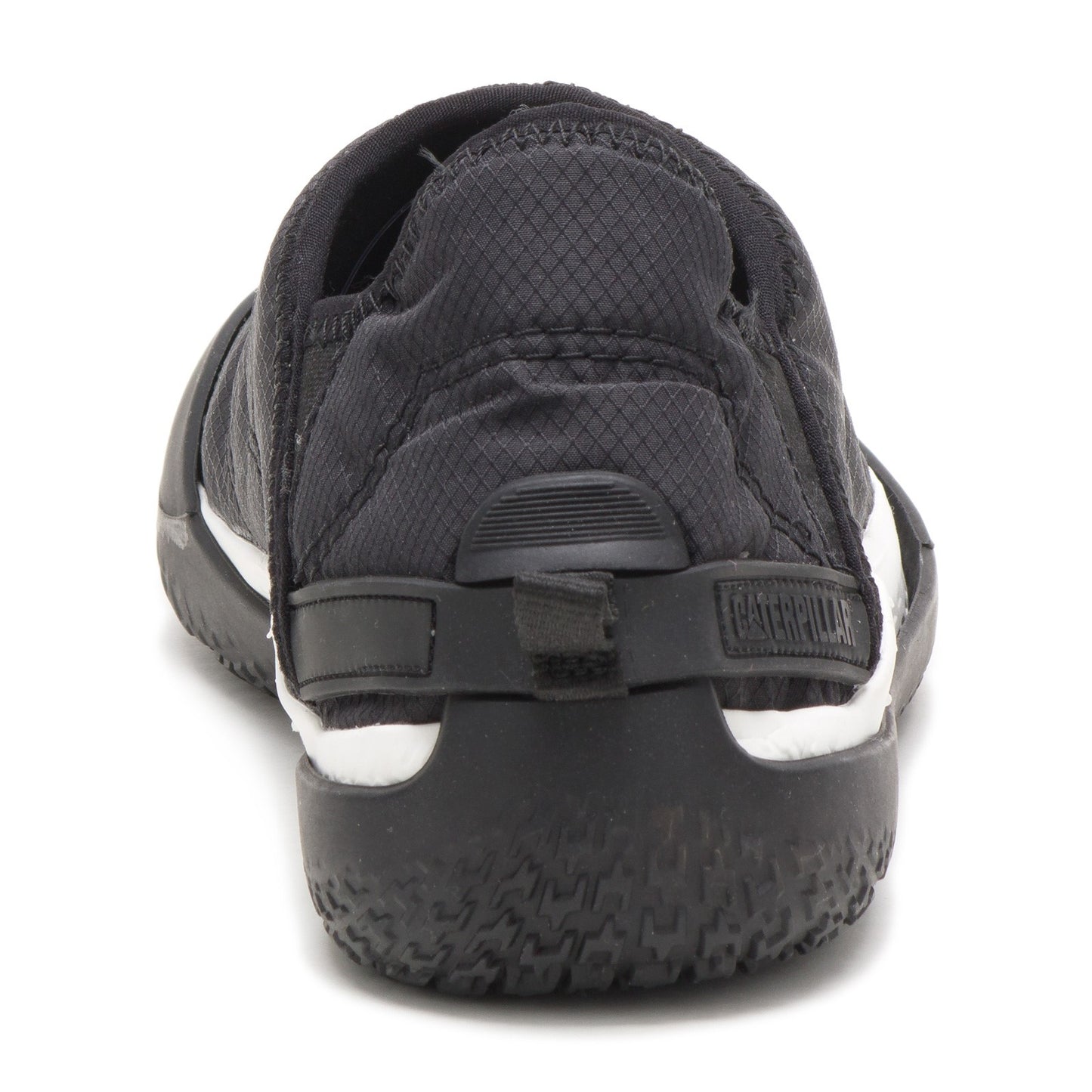 Peltz Shoes Men's CAT Footwear Crossover Slip-On BLACK P724465