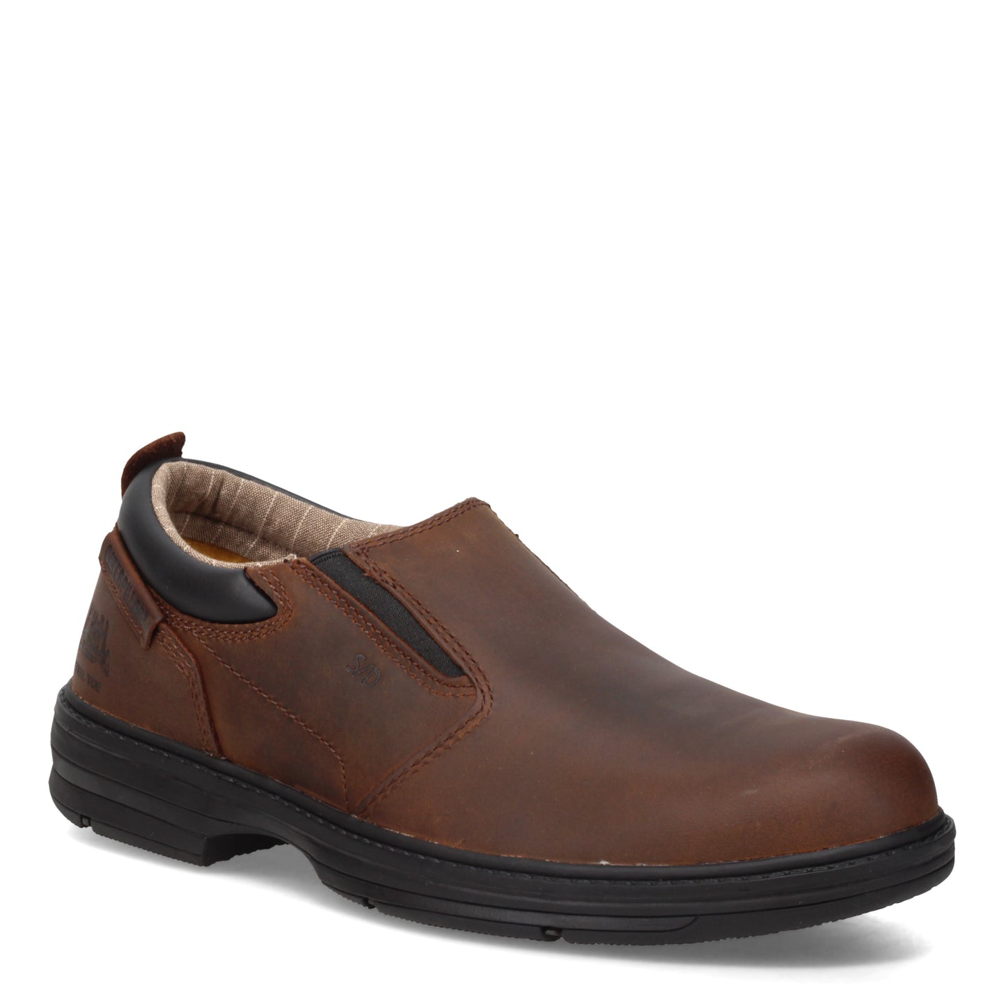 Peltz Shoes Men's Caterpillar Conclude Steel Toe Work Shoe Dark Brown P90100