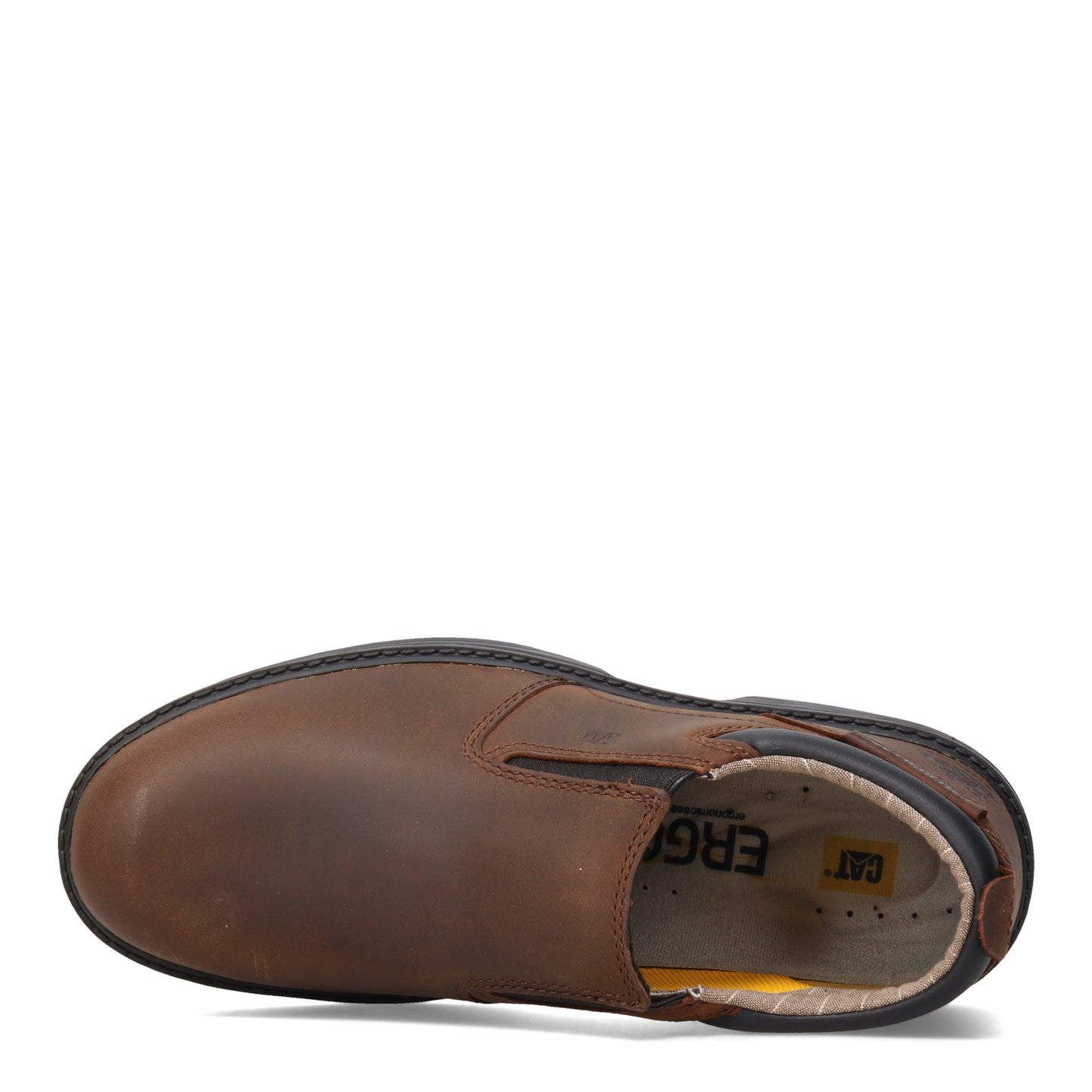 Peltz Shoes Men's Caterpillar Conclude Steel Toe Work Shoe Dark Brown P90100