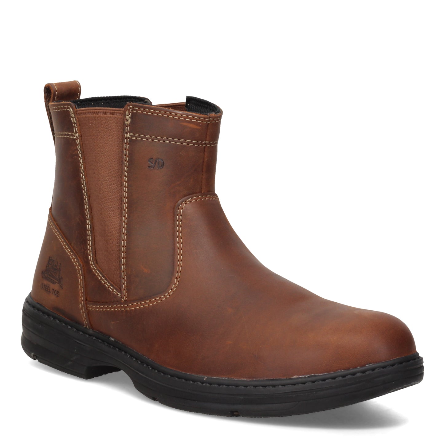 Peltz Shoes Men's Caterpillar Inherit SD Steel Toe Work Boot Brown P90478