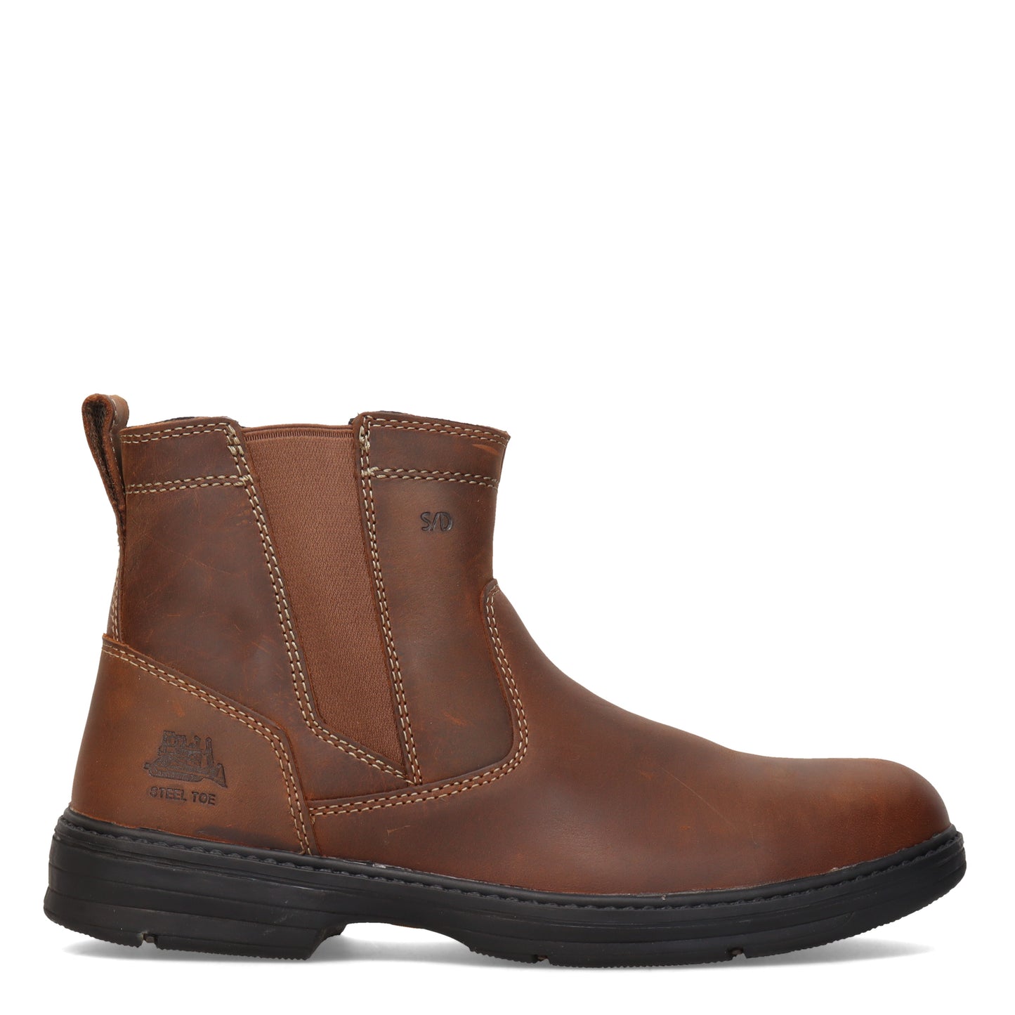 Peltz Shoes Men's Caterpillar Inherit SD Steel Toe Work Boot Brown P90478