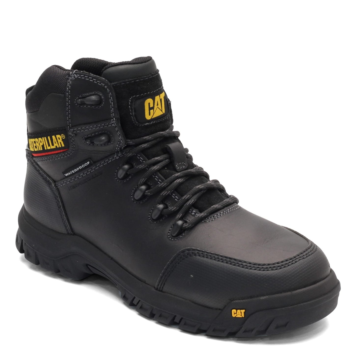 Peltz Shoes Men's Caterpillar Resorption Work Boot BLACK P90976