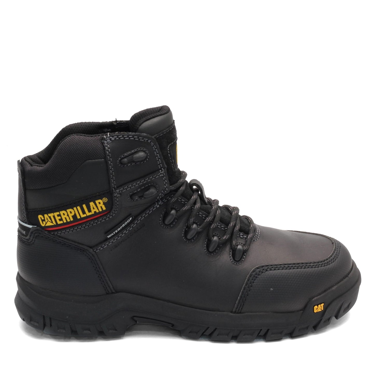 Peltz Shoes Men's Caterpillar Resorption Work Boot BLACK P90976