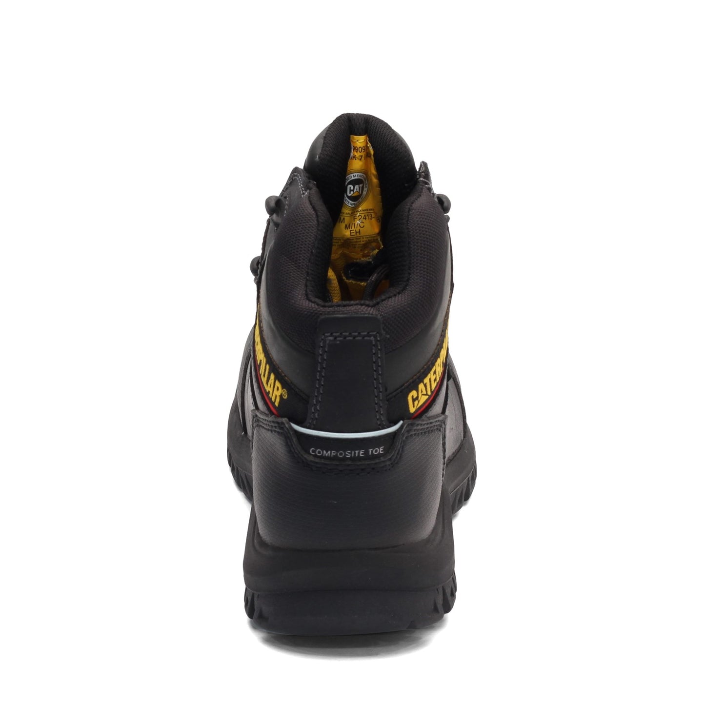 Peltz Shoes Men's Caterpillar Resorption Work Boot BLACK P90976
