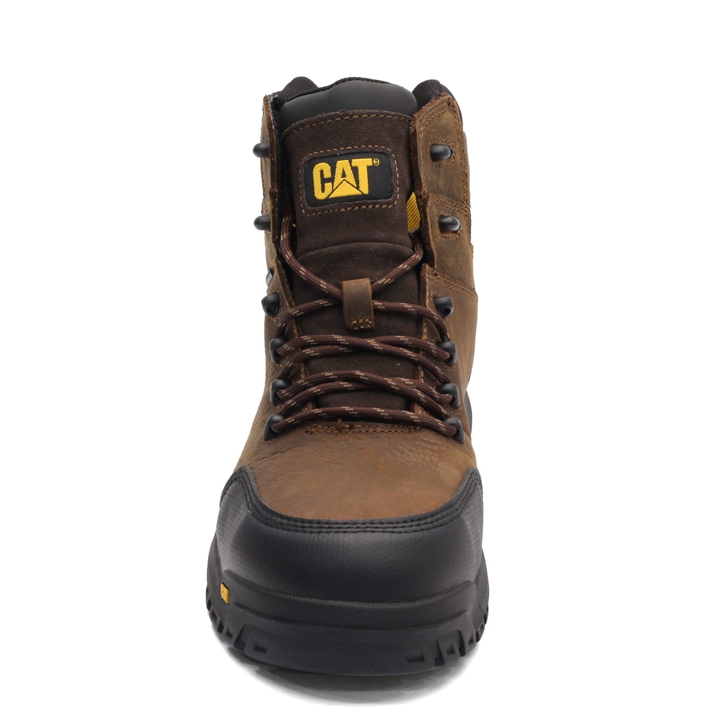 Peltz Shoes Men's Caterpillar Resorption Work Boot BROWN P90977